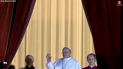Pope Francis, everyman leader of the Roman Catholic Church, has died at 88. Here's a look back at when Cardinal Jorge Mario Bergoglio became Pope Francis in 2013. https://abcnews.visitlink.me/Y_9cNc | ABC News