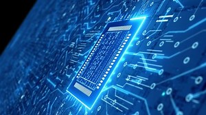 Quantum computer smart chip circuit board