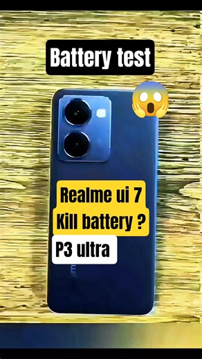 Does Realme UI 7 Kill the Battery? P3 Ultra Test! 🔋📉 : This is insane 😱