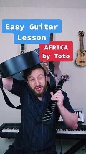 Let’s learn #africa by #toto (easy mode) 🐘 #guitar #guitartok #guitarlesson #travelguitar #collapsibleguitar #easyguitar #easyguitartutorial #easyguitarlesson #carbonfiber #journeyinstruments #carbonfiberguitar