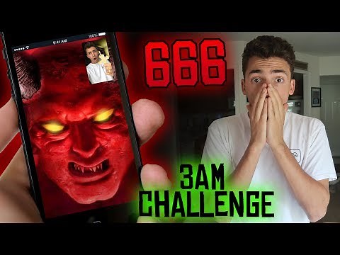 CALLING 666 ON FACETIME AT 3AM! // WHAT HAPPENS WHEN YOU FACETIME THE DEVIL AT 3 AM
