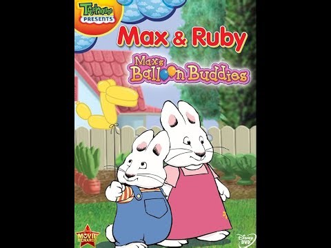Max & Ruby Max's Balloon Buddies 2002 DVD Opening