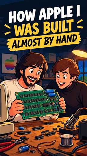 Apple’s First Computer Was Built by Hand?!🍎🤯