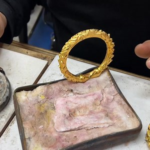 How 24k gold bangles making process how to make this gold bangles Part 39 | Hand Crafty