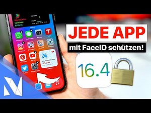 JEDE App mit FaceID, TouchID & Passwort schützen (NEUE Methode 2023) 🔐 | Nils-Hendrik Welk