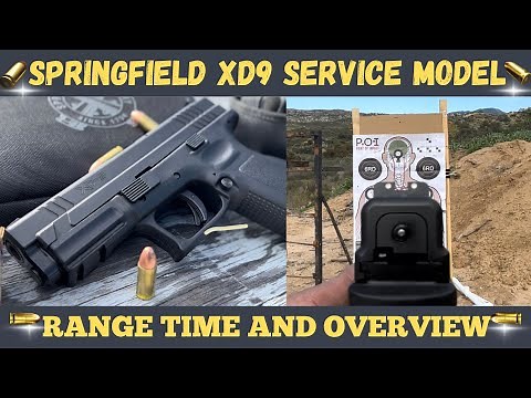 SPRINGFIELD ARMORY XD9 4 INCH BARREL, SERVICE MODEL | RANGE TIME AND OVERVIEW | EP#52