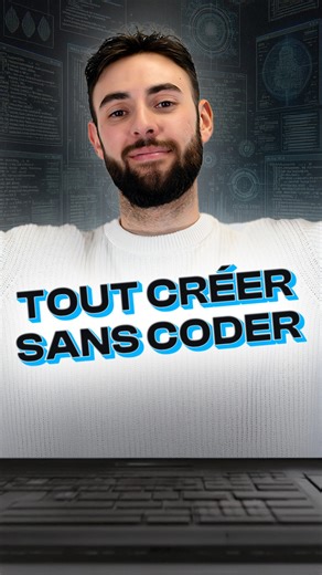 Gabriel Sagnet on Instagram: "Tout créer sans savoir coder 👨‍💻 #astuce #code #programmation"