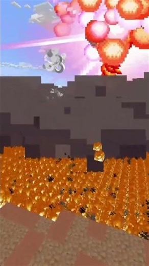 Dropping a Nuke in Modded Minecraft! 💥 #shorts #minecraft #modded