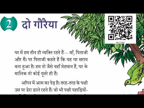 दो गौरैया , Class 8 Hindi, Chapter 2 ,All question answer solution with explanation