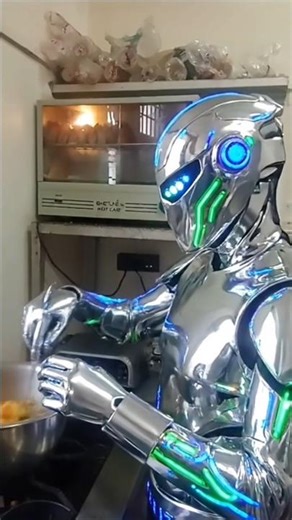 robot kya khana bana sakta hai ✨😱 #magic