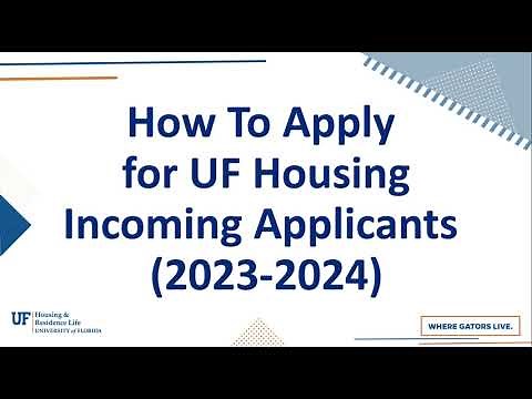 How To Apply for UF Housing (2023-2024)