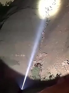 Plastic Electronic Display Rechargeable Portable Waterproof Torch Light Long Range Powerful Led Flashlight