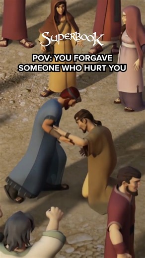 17K views · 1.7K reactions | Forgiving someone who hurt you is not easy.  But God will give you strength to forgive so that you can be at peace and free of bitterness.  | Superbook | Facebook