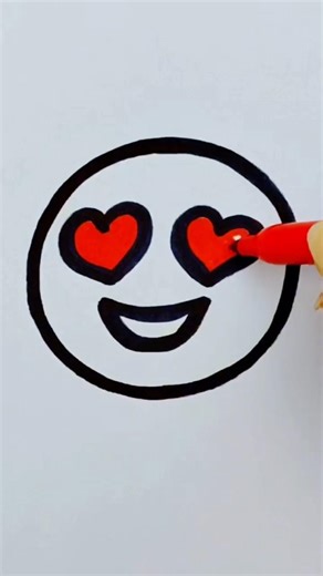 😍❤️😽 Drawing A Smiley Face 💕 #drawing #art #glitter #smiley
