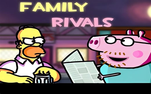 两位父亲的对决【FNF优质模组】Simpsons Vs la familia de peppa