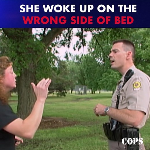9.7M views · 47K reactions | Officer Donald H. Kimball of Wichita Police Department pulled over a woman for driving erratically. She was visibly distressed and confrontational, despite his attempts to help her. He wrote her a traffic citation before she recklessly drove away. Wichita Police Department #attitudeproblem #tbt #wichitapd #COPSTV | COPS | Facebook