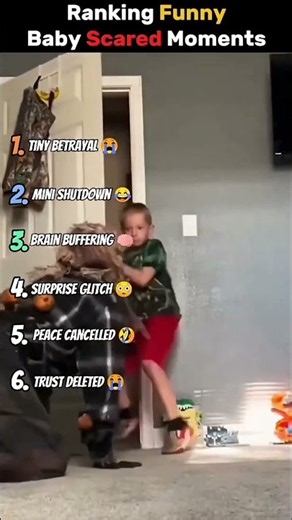 Ranking the FUNNIEST Baby Scared Reactions Ever! 🤣 (You WON'T Stop Laughing!)