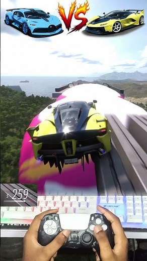 🔥 BUGATTI DIVO 🆚 FERRARI FXX K EVO! 😱 FRENCH HYPERCAR vs ITALIAN TRACK MONSTER! 🚀🏁 #shorts