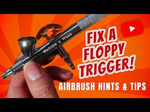 How to fix a floppy trigger on an airbrush