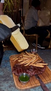 Steak & Raclette Cheese Fries! 🤤🍟🧀 #cheese #raclette #steak #steakfrites #queso | Foody Fetish