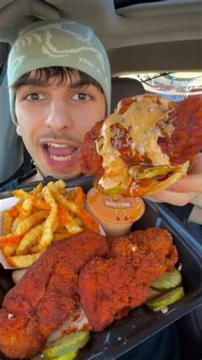 🔥 Dave’s Hot Chicken Mukbang ASMR | Spicy Chicken Eating Show 🔥 #daveshotchickenuk #mukbang #asmr
