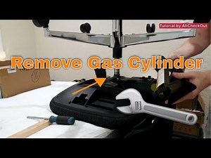 How To Remove A Gas Cylinder From An Office Chair?