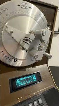 Taber industries 150-E stiffness tester