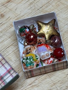 1:12 Miniature Christmas Ornaments - Etsy UK