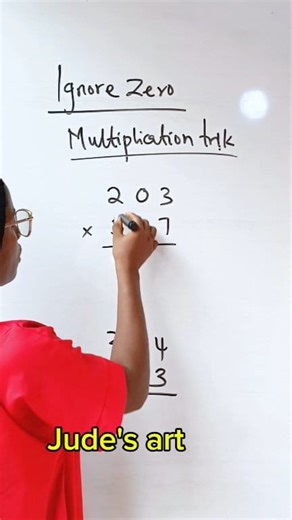 Ignore zero multiplication trick. | Jude's art