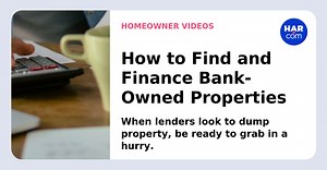 How to Find and Finance Bank-Owned Properties