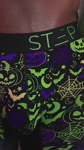 638K views · 165 reactions | The Limited Edition “Thursdays” Halloween Boxers have landed spooky, bold, and scary comfortable. ️Made with buttery-soft bamboo viscose, no-chafe panels, and breathable stretch so you stay cool even when things get heated ⚡ Limited stock once they’re gone, they vanish for good! Grab yours before the clock strikes midnight! | Step One | Facebook