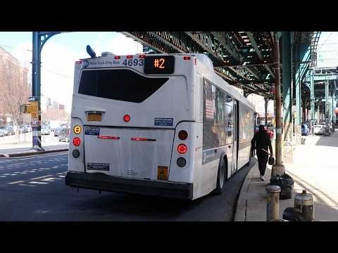 NYCT Bus: 2010 Orion VII Next Gen #4693 on the (2) Shuttle Bus at Southern Blvd and Freeman Street
