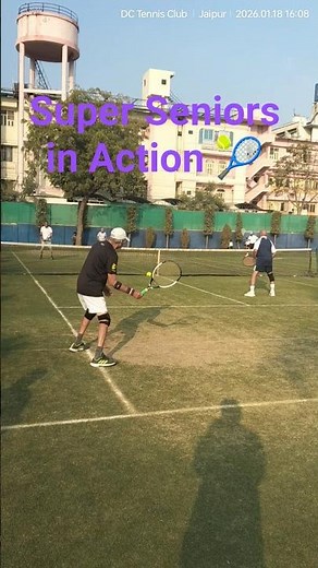 ITF MT 400 Jaipur Super Seniors in action at jai club #dctennisclub