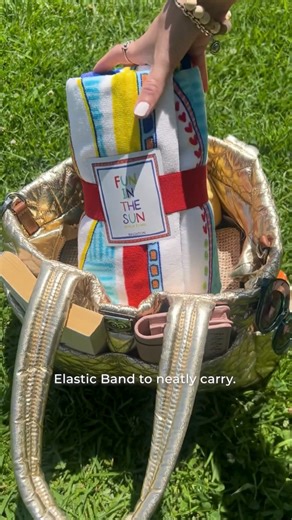 🏖️ For a limited time, the Endless Summer Beach Towel is our gift to you, FREE with a purchase of $150 . While Supplies Last. 🏖️ | Brighton