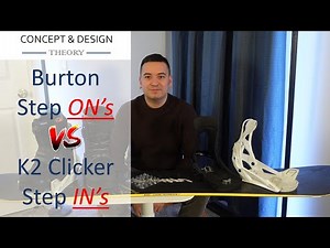 Burton Step On vs K2 Clicker X HB Step In Bindings. Battle of the top entry step on bindings.