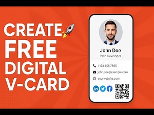 Create Your Free V-Card Online | 5thir Digital Business Card