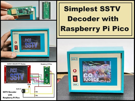 Raspberry Pi Pico SSTV Decoder- Receive Images Over Radio