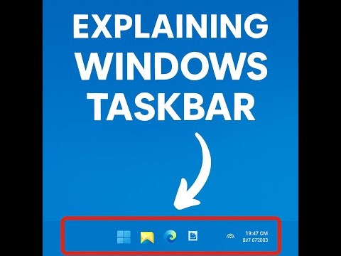 Windows Taskbar for the uninitiated !