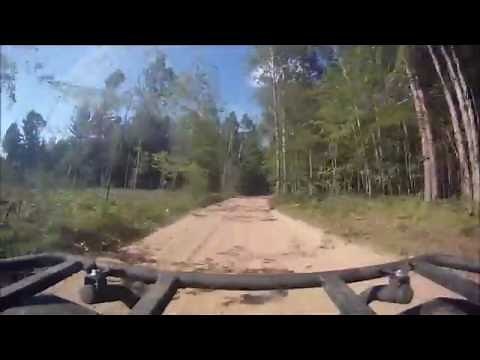 Riding the ORV route from Houghton Lake to St Helen MI