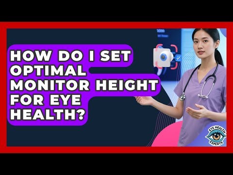 How Do I Set Optimal Monitor Height For Eye Health? - Eye Health Experts