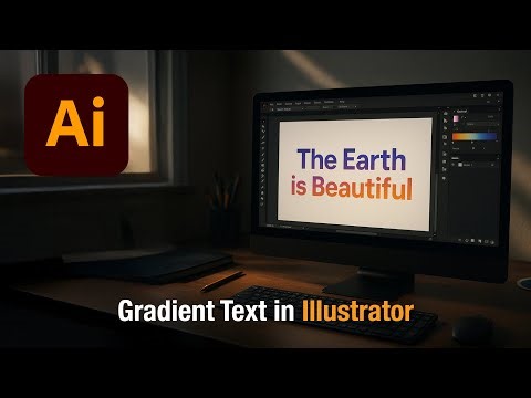 Gradient Text in Illustrator - Keep Your Text Editable!