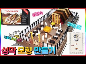 Making a 1:90 scale model of the tabernacle where God was present in the Old Testament in the Bib...