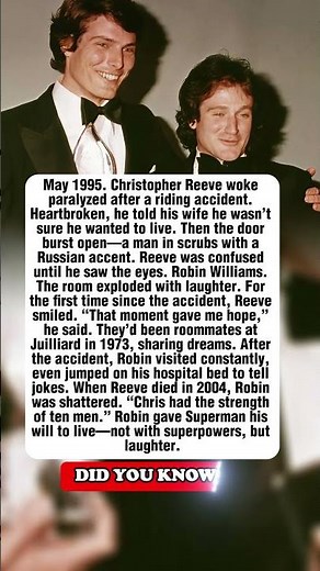 Robin Williams Showed Up to Save Christopher Reeve's Life