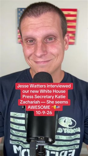 Jesse Watters interviewed our new White House Press Secretary Katie Zachariah — She seems AWESOME 🫡🇺🇸 I like how she answered this question about Mayor Mamdani. Sounds like we are going to have another STRONG White House Press Secretary. Good choice President Trump 🫡🇺🇸 #trump #maga #donaldtrump #republican #politics