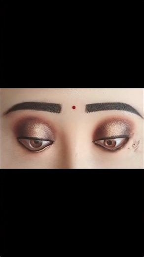 Easy Eye Makeup For Reception, Bride , Engagement & Every Occasion 💕 #makeuptutorial #bridelmakup