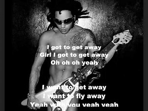 Lenny Kravitz - Fly Away - HQ - Scroll Lyrics "22"