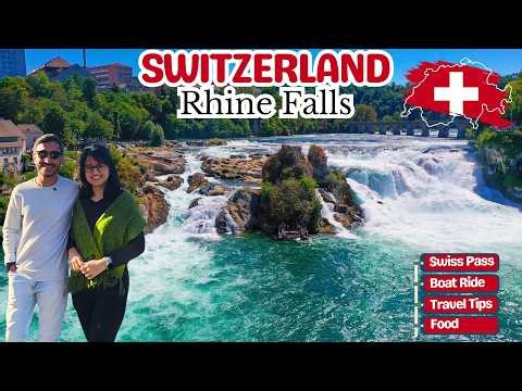Rhine Falls Zurich | Complete Day Trip Guide + One Full Day in Zurich | Train, Boat,Food & Tips