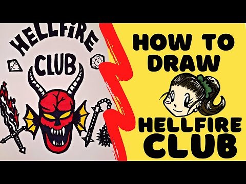 HOW TO DRAW - Hellfire Club Logo (Stranger Things)