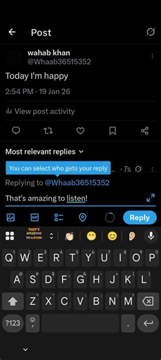 How to reply to own tweet (thread) on X