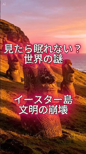なぜイースター島は崩壊したのか#怖い話 #衝撃の事実 #歴史